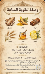 وصفة لتقوية المناعة