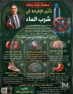 تأثير الافراط في شرب الماء